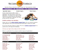 Tablet Screenshot of horizontape.com